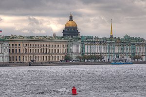 Photo taken at Troitskiy most, Sankt-Peterburg, Russia with NIKON D300