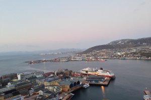 Photo taken at Turistveien 80, 9600 Hammerfest, Norway with Apple iPhone 5