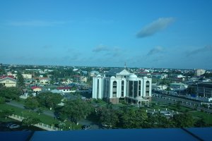 Photo taken at Seawall Public Road, Georgetown, Guyana with Sony D5503