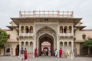 Photo taken at Mubarak Mahal., J.D.A. Market, Pink City, Jaipur, Rajasthan 302002, India with Canon EOS 6D