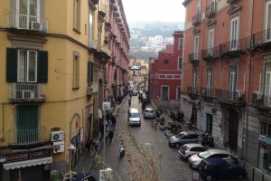 Photo taken at Via Tarsia, 54-56, 80134 Napoli, Italy with Apple iPhone 4S