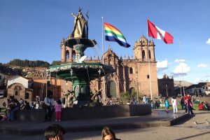 Photo taken at Portal de Comercio 195, Cusco, Peru with Apple iPhone 4S