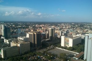 Photo taken at KICC Helipad, Parliament Road, Nairobi City, Kenya with LGE Nexus 4