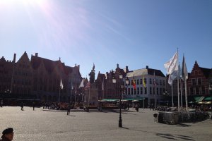 Photo taken at Markt 1-5, 8000 Brugge, Belgium with Apple iPhone 4S