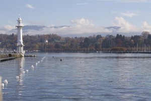 Photo taken at Jetée des Pâquis, 1201 Genève, Switzerland with Canon EOS 1100D