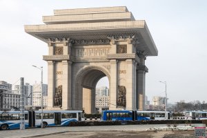 Photo taken at Moranbong St, Pyongyang, North Korea with NIKON D800E