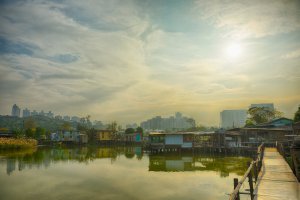 Photo taken at Shan Pui Road, Yuen Long, Hong Kong with NIKON D4