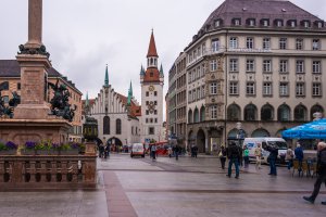 Photo taken at Marienplatz 1, 80331 München, Germany with NIKON D600