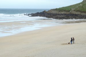 Photo taken at Porthmeor Beach, Saint Ives, Cornwall TR26 1TG, UK with Panasonic DMC-TZ60