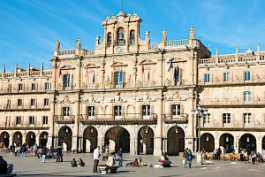 Photo taken at Plaza Mayor, 11-19, 37002 Salamanca, Salamanca, Spain with NIKON D300