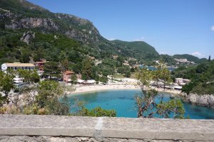 Photo taken at Palaiokastritsas, Paleokastritsa 490 83, Greece with Panasonic DMC-FT6