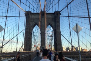 Photo taken at Brooklyn Bridge, New York, NY 10038, USA with Apple iPhone 5