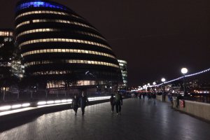 Photo taken at Three Quays Walk, London EC3R, UK with Apple iPhone 5s
