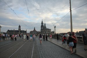 Photo taken at Augustusbrücke, 01097 Dresden, Germany with Canon EOS 550D