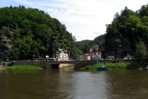 CHKO Labské pískovce, Elberadweg, 01814 Reinhardtsdorf-Schöna, Germany