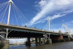 Golden Jubilee Bridges, London, UK