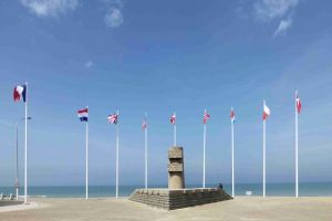 Photo taken at Maison du Queen's Own Rifles of Canada, Promenade des Francais, Bernières-sur-Mer, Caen, Calvados, Normandy, Metropolitan France, 14990, France with Panasonic DMC-ZS20