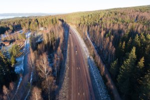 Photo taken at Moravägen, 792 97 Mora, Sweden with DJI FC330