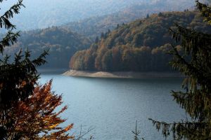 Lake Vidraru, Transfăgărășan, Argeș, Romania