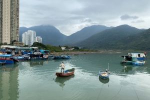 Photo taken at Po On Bridge, Ma Wan Chung, Tung Chung, Islands District, New Territories, Hong Kong, China with Apple iPhone 11