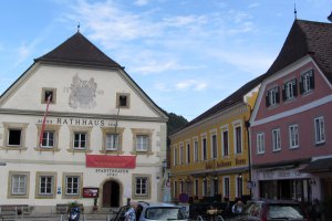 Photo taken at Stadtplatz 4, 4360 Grein, Austria with Canon PowerShot SX230 HS