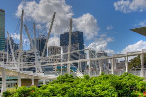 Photo taken at Kurilpa Bridge, Brisbane QLD 4101, Australia with NIKON D800E