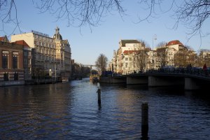 Photo taken at Halvemaansbrug, Amsterdam, Netherlands with Canon EOS 1100D