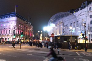 Photo taken at Piccadilly Circus, London W1D 7ET, UK with Apple iPhone 5s