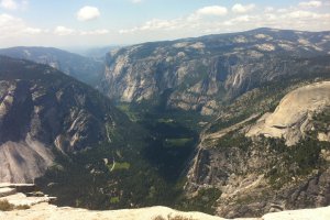 Photo taken at Yosemite National Park, Half Dome Trail, California, USA with Apple iPhone 4