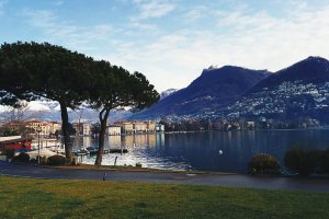 Photo taken at Riva Vincenzo Vela, 6900 Lugano, Switzerland with LGE Nexus 5