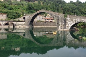 Photo taken at Str. dell'Abetone e del Brennero, 1, 55023 Borgo a Mozzano LU, Italy with Apple iPhone 5