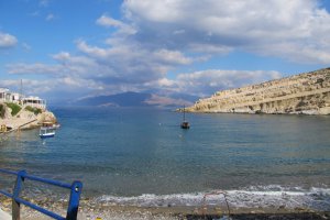 Photo taken at Red Beach Trail, Matala 702 00, Greece with Canon PowerShot SX130 IS