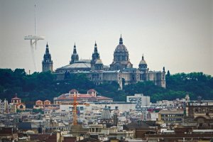 Photo taken at Carrer del Mirador del Palau Nacional, 6, 08038 Barcelona, Barcelona, Spain with NIKON COOLPIX S9700