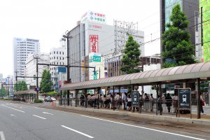 Photo taken at Okayama Ekimae Station, 1 Honmachi, Kita-ku, Okayama-shi, Okayama-ken 700-0901, Japan with Canon EOS 6D