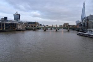 Photo taken at Millennium Bridge, London, UK with Apple iPhone 5s