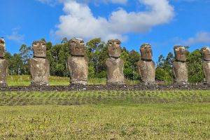 Ahu A Tiu (Ahu A Kivi), Siete Moais - Ahu Tepeu - Museo Arqueológico, Vai Teka, Ahu A Kivi, Easter Island, Easter Island Province, Valparaiso Region, 2770000, Chile