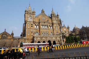 Photo taken at Municipal Corporation Building, Dhobi Talao, Chhatrapati Shivaji Terminus Area, Fort, Mumbai, Maharashtra 400001 with Panasonic DMC-TZ70