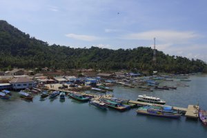 Photo taken at Jl. Raya Way Ratay, Gebang, Padang Cermin, Kabupaten Pesawaran, Lampung, Indonesia with DJI FC300C