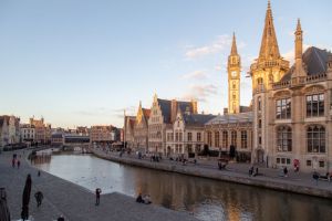 Photo taken at Saint Michael's Church, 30, Sint-Michielsplein, Prinsenhof, Gent, Ghent, Gent, East Flanders, Flanders, 9000, Belgium with Canon EOS 6D