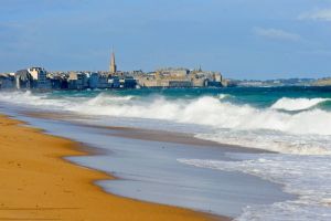 Digue de Rochebonne, Rue des Dunes, Courtoisville, Courtoisville - Sillon - Moka, Saint-Malo, Ille-et-Vilaine, Brittany, Metropolitan France, 35400, France