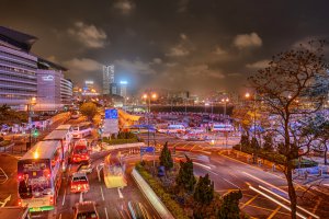 Photo taken at Fleming Road, Wan Chai, Hong Kong with NIKON D4