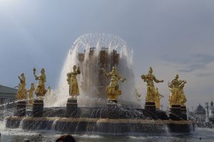 People's Friendship Fountain, Main Alley, Trade Fair Moscow, All-Russia Exhibition Centre, Ostankinsky District, North-Eastern Administrative Okrug, Moscow, Central Federal District, 129515, Russia