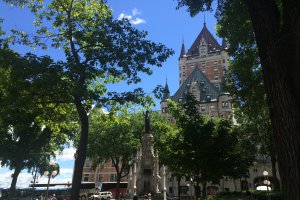 Photo taken at Monument de la Foi, Escalier Frontenac, Ville de Québec, QC G1R, Canada with Apple iPhone 5s