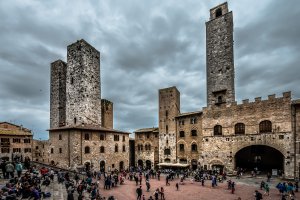 Photo taken at Piazza Duomo, 10, 53037 San Gimignano SI, Italy with NIKON D800